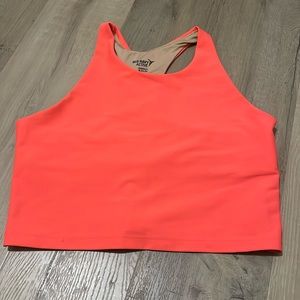 Old navy kids racer back cropped tank